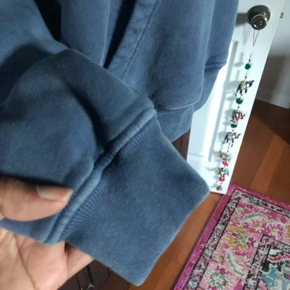 A&F Women's Essential Popover Blue Hoodie Size XS - Picture 5 of 10